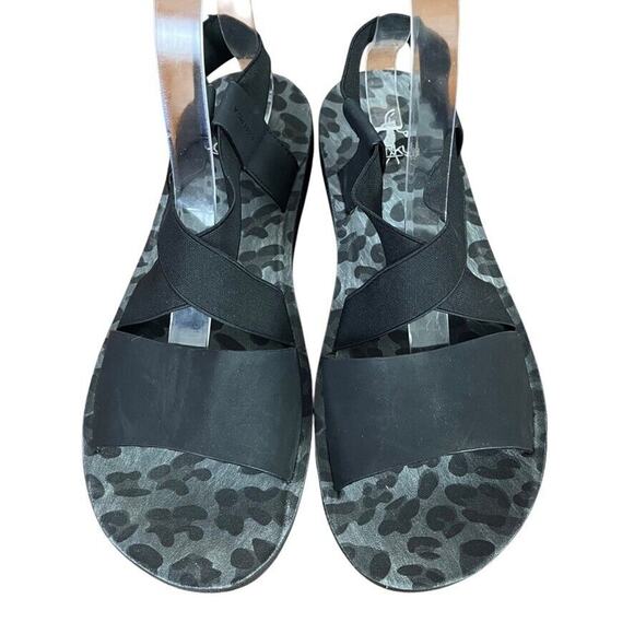 Corkys Womens Thrive Strappy Black Open Toe Sandals Flats Casual Shoes sz 9 - Picture 6 of 16